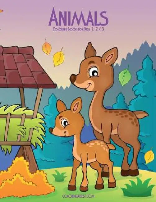 Animals Coloring Book for Kids 1, 2 & 3 by Nick Snels