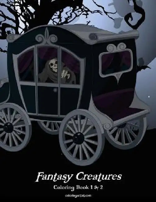 Fantasy Creatures Coloring Book 1 & 2 by Nick Snels
