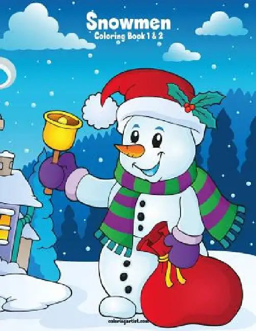 Snowmen Coloring Book 1 & 2 by Nick Snels