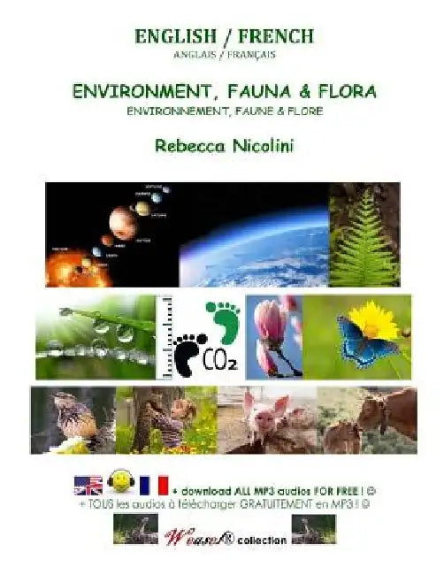 English / French: Environment, Fauna & Flora: Color version by Rebecca Nicolini