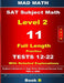 2018 SAT Subject Math Level 2 Book B Tests 12-22 by John Su
