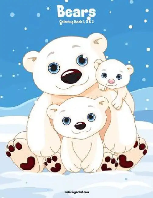 Bears Coloring Book 1, 2 & 3 by Nick Snels
