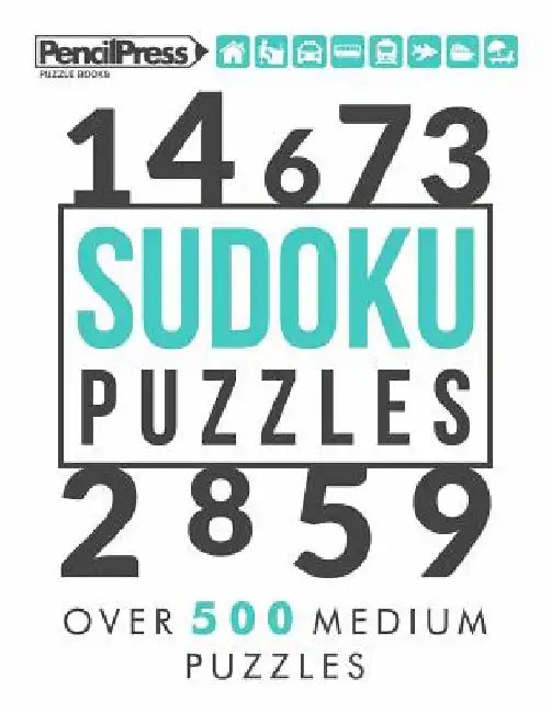 Sudoku Puzzles: Over 500 Medium Sudoku puzzles for adults (with answers) by Sudoku Puzzle Books