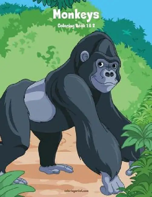 Monkeys Coloring Book 1 & 2 by Nick Snels