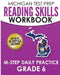 MICHIGAN TEST PREP Reading Skills Workbook M-STEP Daily Practice Grade 6: Preparation for the M-STEP English Language Arts Assessments by Test Master Press Michigan