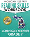 MICHIGAN TEST PREP Reading Skills Workbook M-STEP Daily Practice Grade 7: Preparation for the M-STEP English Language Arts Assessments by Test Master Press Michigan