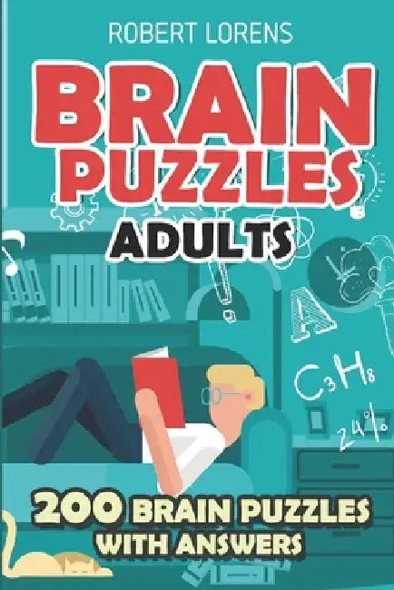 Brain Puzzles Adults: Creek Puzzles - 200 Brain Puzzles with Answers by Robert Lorens
