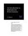 An Introduction to Hydroelectric Power Systems by J. Paul Paul Guyer