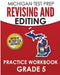 MICHIGAN TEST PREP Revising and Editing Practice Workbook Grade 5: Develops Writing, Language, and Vocabulary Skills by Test Master Press Michigan