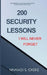 200 Security Lessons I Will Never Forget! by Nnamdi S. Okeke