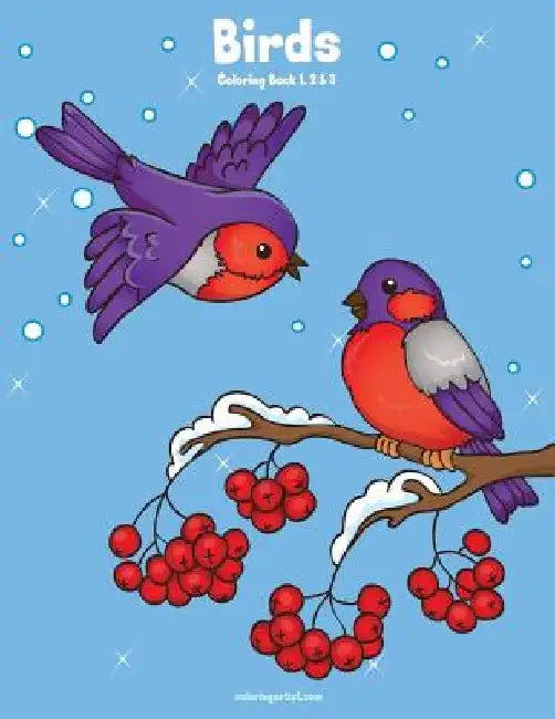 Birds Coloring Book 1, 2 & 3 by Nick Snels