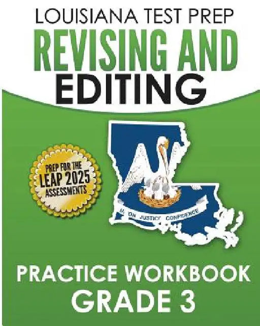 LOUISIANA TEST PREP Revising and Editing Practice Workbook Grade 3: Develops Language, Vocabulary, and Writing Skills by Test Master Press Louisiana