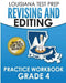 LOUISIANA TEST PREP Revising and Editing Practice Workbook Grade 4: Develops Language, Vocabulary, and Writing Skills by Test Master Press Louisiana
