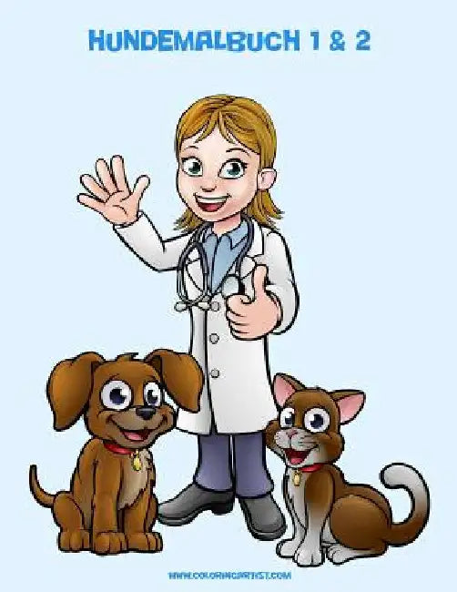 Hundemalbuch 1 & 2 by Snels, Nick