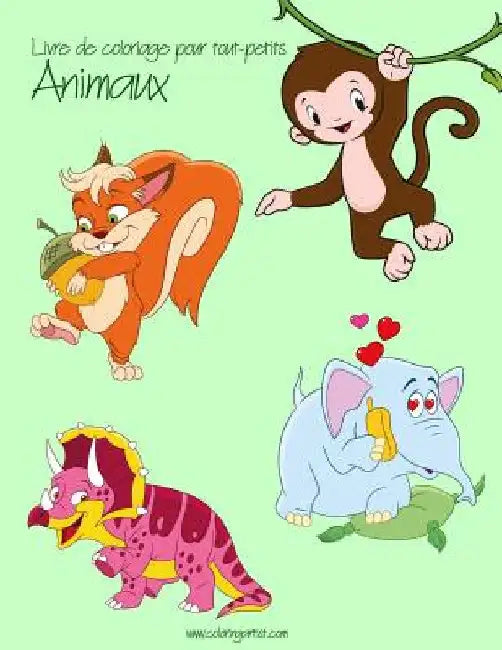 Livre de coloriage pour tout-petits Animaux 1, 2, 3 & 4 by Snels, Nick