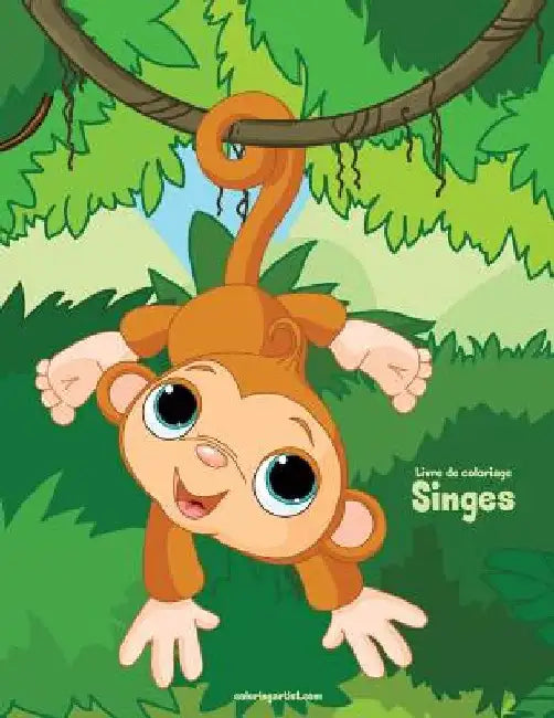 Livre de coloriage Singes 1, 2 & 3 by Snels, Nick