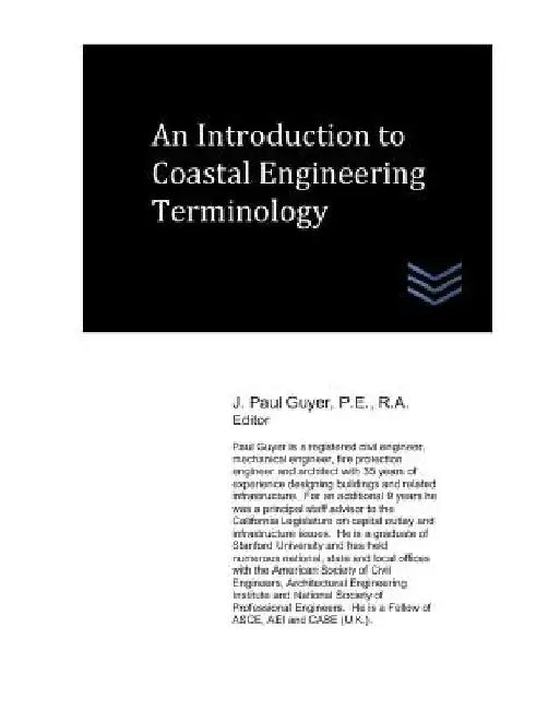 An Introduction to Coastal Engineering Terminology by J. Paul Guyer
