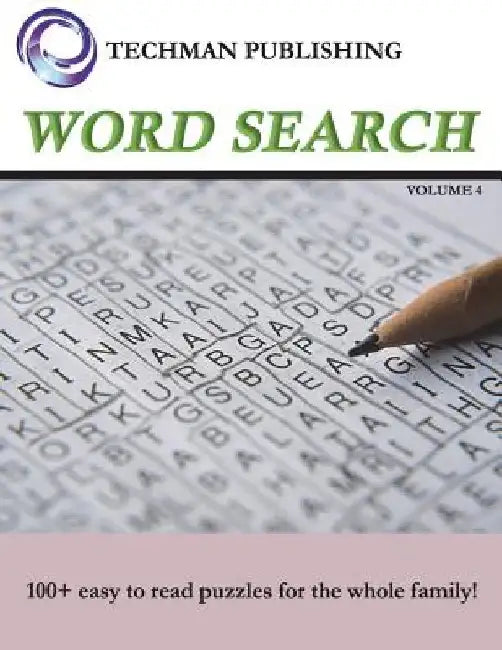 Word Search Volume 4 by Techman Publishing