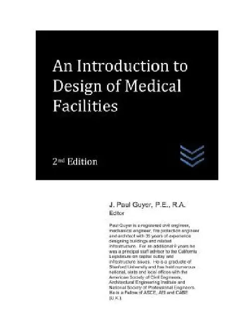 An Introduction to Design of Medical Facilities by J. Paul Guyer
