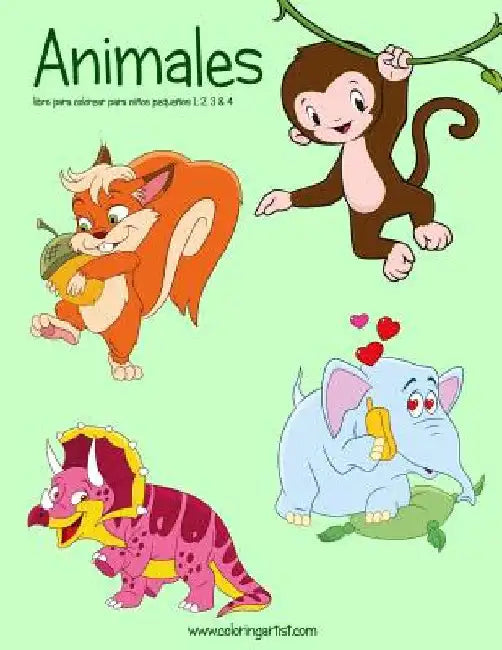 Animales libro para colorear para niños pequeños 1, 2, 3 & 4 by Snels, Nick