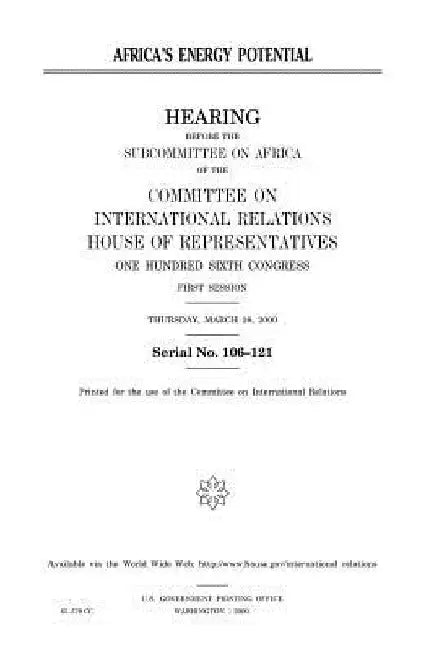 Africa's energy potential by United States House of Representatives