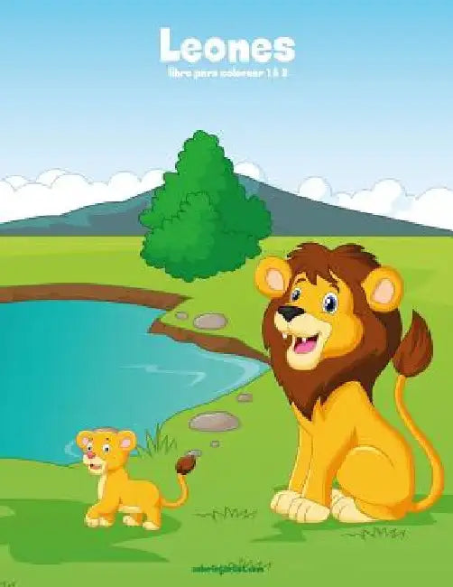 Leones libro para colorear 1 & 2 by Snels, Nick