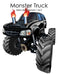 Monster Truck Libro da Colorare 1 & 2 by Snels, Nick