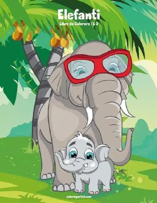 Elefanti Libro da Colorare 1 & 2 by Snels, Nick