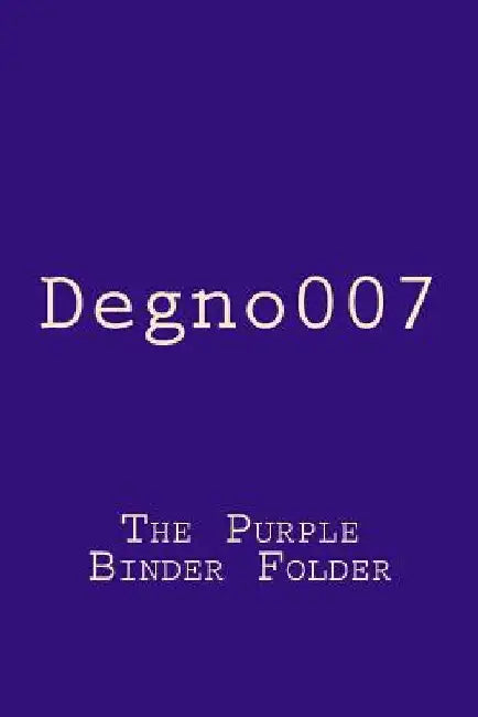 Degno007: The Purple Binder Folder by T. Pequin