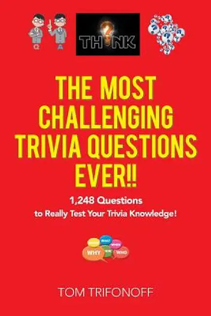 The Most Challenging Trivia Questions Ever!!: 1,248 Questions to Really Test Your Trivia Knowledge! by Tom Trifonoff