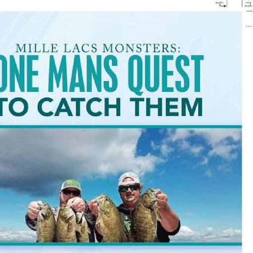 Mille Lacs Monsters: One Mans Quest to Catch Them by Michael Wehking, Matt Treno