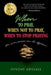 When to pray, when not to pray, and when to stop praying: How your prayer can be effective by Sunday Adelaja