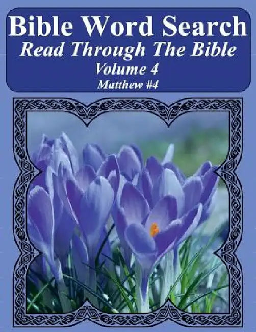 Bible Word Search Read Through The Bible Volume 4: Matthew #4 Extra Large Print by T. W. Pope