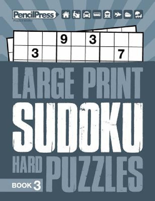 Large Print Hard Puzzles Book 3 by Adults Activity Books