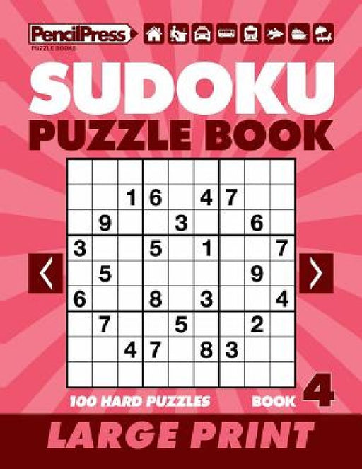 Sudoku Puzzle Book 4 (Large Print) by Adults Activity Books
