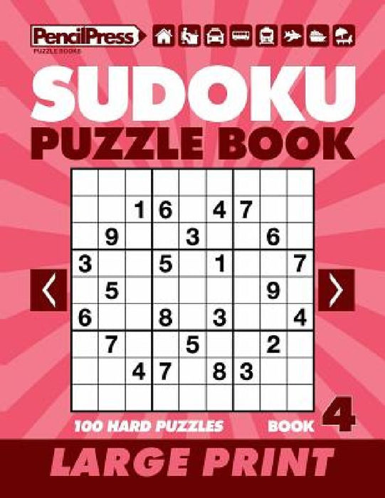Sudoku Puzzle Book 4 (Large Print) by Adults Activity Books
