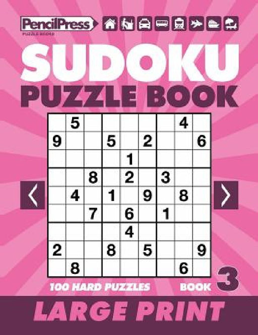 Sudoku Puzzle Book 3 (Large Print) by Adults Activity Books