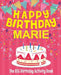 Happy Birthday Marie - The Big Birthday Activity Book: (Personalized Children's Activity Book) by Birthdaydr