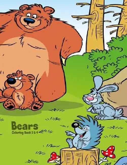 Bears Coloring Book 3 & 4 by Nick Snels