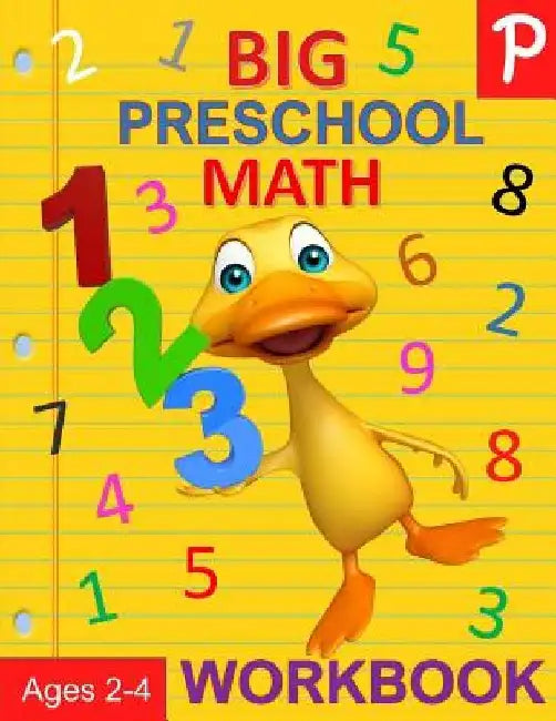 Big Preschool Math Workbook Ages 2-4: Number Tracing, Counting, Matching and Color by Number Activities by Busy Hands Books