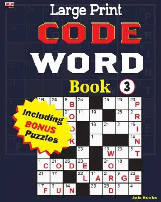 Large Print CODE WORD Book 3 by Jaja Media
