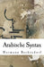 Arabische Syntax by Reckendorf, Hermann