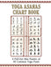 Yoga Asanas Chart Book: lllustrated Yoga Pose Chart with 60 Poses (aka Postures, Asanas, Positions) - Pose Names in Sanskrit and English - Gre by The Mindful Word