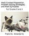 Math Contest Preparation, Problem Solving Strategies. and Math IQ Puzzles: For Grades 3 and 4 by Andrew Ho