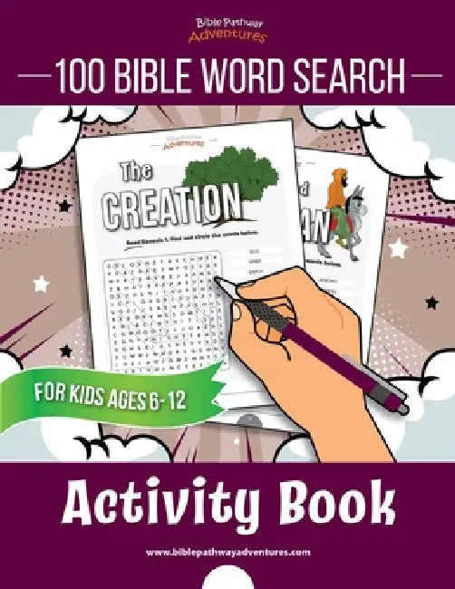 100 Bible Word Search Activity Book by Bible Pathway Adventures, Pip Reid