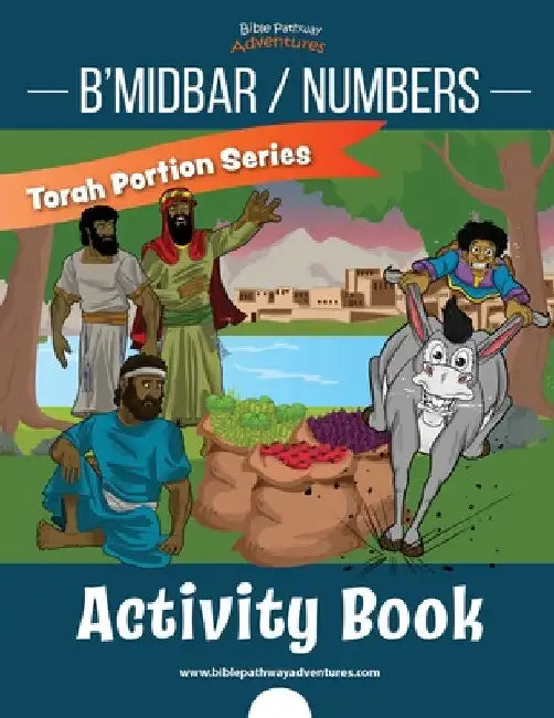 B'midbar / Numbers Activity Book: Torah Portions for Kids by Bible Pathway Adventures