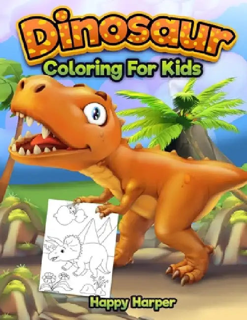 Dinosaur Coloring Book by Harper Hall