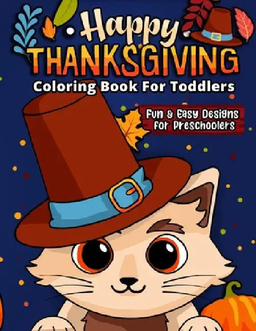 Happy Thanksgiving Coloring Book by Harper Hall