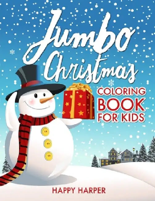Jumbo Christmas Coloring Book by Harper Hall