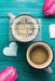 Coffee And A Good Friend Is The Best Therapy: Pretty Turquoise Journal for Coffee Lovers by Sharon Purtill
